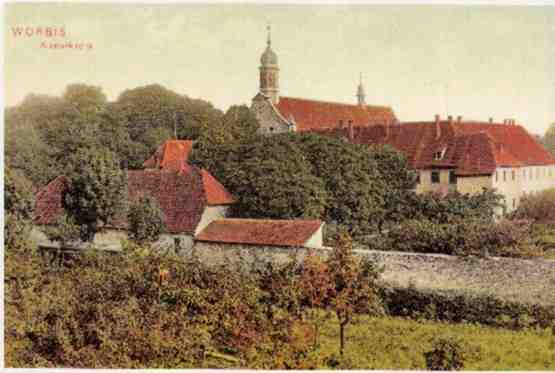 Das Fanziskanerkloster in Worbis um 1900